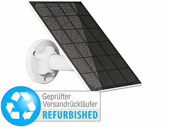 Mini-Solar-Panel 5V: revolt Solarpanel für Akku-IP-Kameras mit USB-C, Versandrückläufer