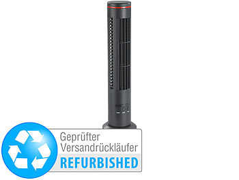 Radiallüfter-Ventilator: newgen medicals Mini-Tisch-Turmventilator, Ionisator, Luftreiniger (Versandrückläufer)