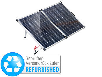 Solarpanel Koffer: revolt Faltbares mobiles Solar-Panel Versandrückläufer