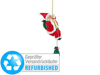 hängender Weihnachtsmann: infactory Kletternder Weihnachtsmann "Santa Crawl" (Versandrückläufer)