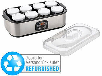Joghurt-Gerät: Rosenstein & Söhne Joghurt-Maker, Timer & Temperatur-Einstellung, Versandrückläufer