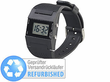 Digitalarmbanduhr: St. Leonhard Sprechende Damen-Armbanduhr mit Weckfunktion, Versandrückläufer