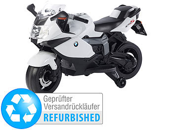Kindermotorrad mit Akku:  BMW-lizenziertes elektrisches Kindermotorrad  (Versandrückläufer)