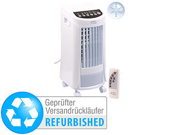 Klimagerät ohne Abluftschlauch: Sichler 3in1-Luftkühler, Luftbefeuchter & Ionisator, Timer (Versandrückläufer)