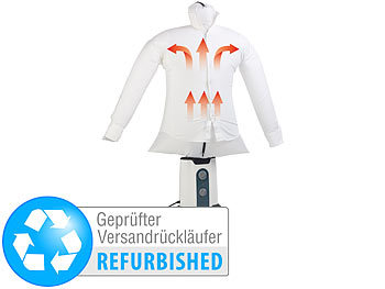 Bügelpuppe Hemden: Sichler 2in1-Bügelpuppe, Warmluft-Gebläse & Kleiderständer (Versandrückläufer)