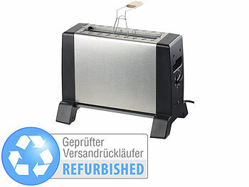 Infrarot Toaster: Rosenstein & Söhne Vertikaler Infrarot-Tischgrill, Versandrückläufer