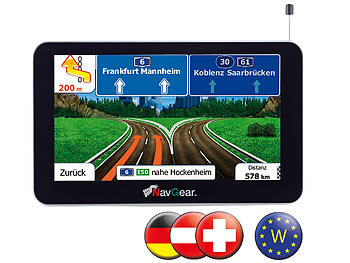 NavGear 6,2"-Navigationssystem StreetMate GTX-62-DVB-T Westeuropa(refurbished)