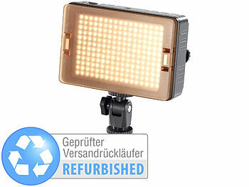 LED-Foto- & Videoleuchte: Somikon Foto- und Videoleuchte FVL-1420.d mit 204 Versandrückläufer