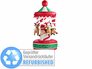 infactory Selbstaufblasendes Weihnachtskarussell (refurbished)