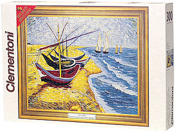 Puzzle Van Gogh Fischerboote am Strand