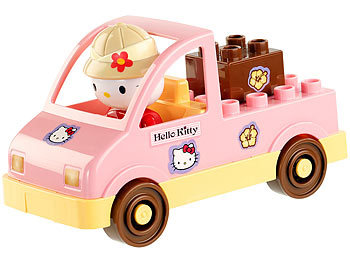 Hello Kitty - Spielset mit Bausteinen: Safari-Auto