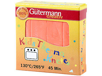 Gütermann - Kids Thermo Knete - orange 58 g