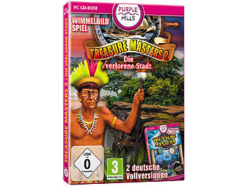 Wimmelbild Spiele: Purple Hills PC-Spiel "Treasure Masters 2 - Die verlorene Stadt"