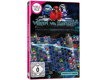 Software: Purple Hills PC-Spiel "Vögel vs. Katzen 3"
