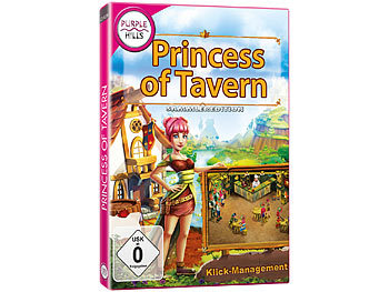 Computerspiele CDs: Purple Hills Klickmanagement-Spiel "Princess of Tavern", für Windows 7/8/8.1/10