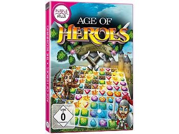 PC Spiele: Purple Hills Match3-Spiel "Age of Heroes - The Beginning", für Windows 7/8/8.1/10