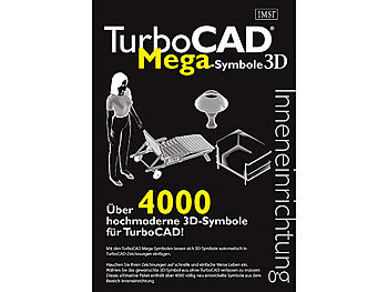 IMSI TurboCAD Mega Symbole 3D - 4.000 Symbole für die Inneneinrichtung