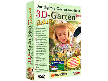 BHV 3D-Garten 2011 Deluxe mit Gardena Bewässerungs- und Teich-Planer