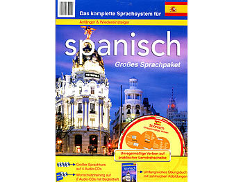 Großes Sprachpaket Spanisch für Anfänger & Wiedereinsteiger