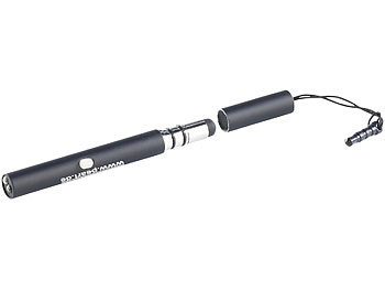 PEARL Touchscreen-Stift mit LED-Taschenlampe
