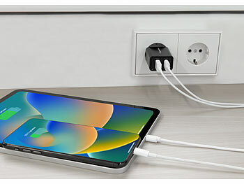 infactory Mobiles DAB+-Kurbelradio mit EWF, Solarpanel, LED und USB-Netzteil