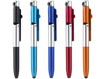 Kugelschreiber mit Taschenlampe und Touchpen