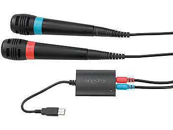 SingStar Original USB-Mikrofone im Doppelpack für PlayStation 2 und 3
