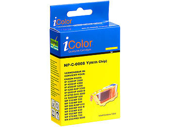 iColor ColorPack für CANON (ersetzt PGI-5BK/CLI-8C/M/Y), mit Chip