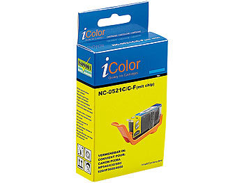 iColor ColorPack CANON (ersetzt PGI-520BK/CLI-521BK/C/M/Y),ohne Chip