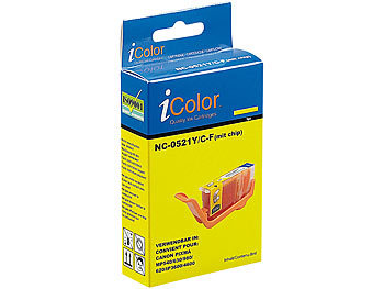 iColor ColorPack CANON (ersetzt PGI-520BK/CLI-521BK/C/M/Y), mit Chip