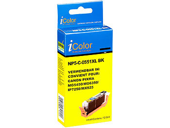 iColor Tintenpatrone ColorPack Canon (ersetzt PGI-550 BK / CLI-551 BK/C/M/Y)