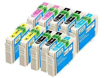 Druckerpatronen: iColor 10er-ColorPack für Epson (ersetzt T1631-T1634), BK/C/M/Y