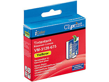 Cliprint Tintentank für EPSON (ersetzt T04444010), yellow