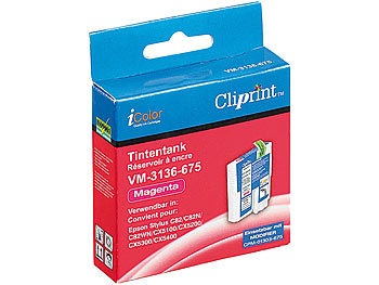 Cliprint Tintentank für EPSON (ersetzt T04234010), magenta