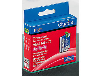 Cliprint Tintentank für EPSON (ersetzt T06134010), magenta