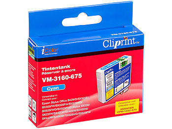 Cliprint Tintentank für EPSON (ersetzt T1292), cyan L
