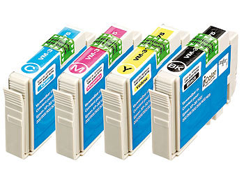 Druckerpatronen Multipack: iColor ColorPack für EPSON (ersetzt T1806 / 18XL), BK/C/M/Y