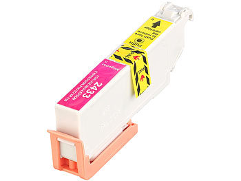 kompatible Tintenpatronen für Tintenstrahldrucker, Epson: iColor Tintenpatrone für Epson (ersetzt T2433 / 24XL), magenta