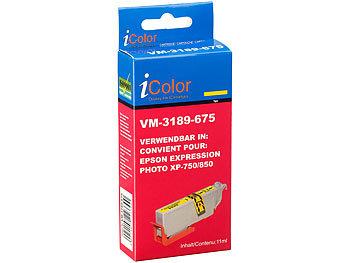 iColor Tintenpatrone für Epson (ersetzt T2434 / 24XL), yellow