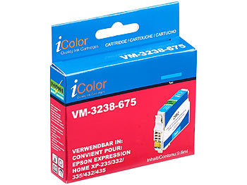 iColor Tintenpatrone für Epson (ersetzt T2992 / 29XL), cyan