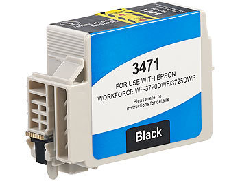 iColor Tintenpatronen-Color-Pack für Epson (ersetzt T3476 / 34XL), BK/C/M/Y