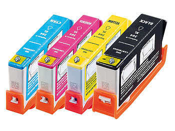Multipack: kompatible Druckerpatrone für Tintenstrahldrucker, HP: iColor ColorPack HP (ersetzt HP 364XL BK/C/M/Y)