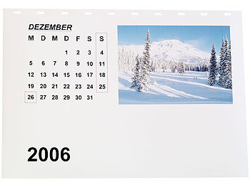 Your Design Fotokalender-Set A4 quer (140g/m²)