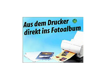 Your Design 40 Foto-Albumblätter A4 einseitig matt Inkjet 170g/m²