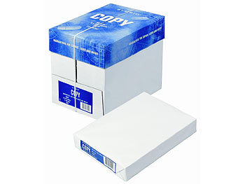 Papier DIN A4:  Kopierpapier 2.500 Blatt 80g/m²