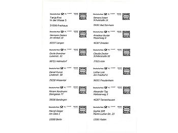 Sattleford 300 Adress-Etiketten 96,5x42,3 mm für Laser/Inkjet