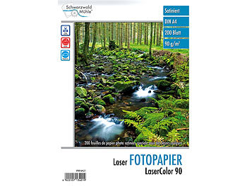 Laser Papier: Schwarzwald Mühle "LaserColor 90" 90 g/m² A4 200 Blatt