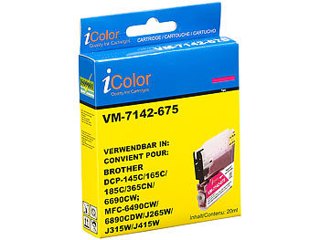 iColor ColorPack für Brother (ersetzt LC980/LC1100), BK/C/M/Y