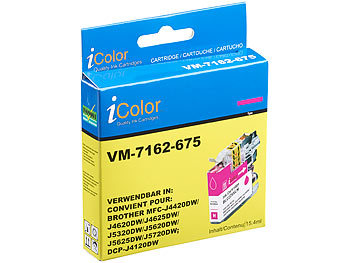 iColor ColorPack für Brother (ersetzt LC-227XL / 225XL), BK/C/M/Y