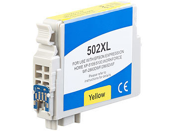 iColor Tintenpatrone für Epson-Drucker (ersetzt C13T02W44010), yellow (gelb)
